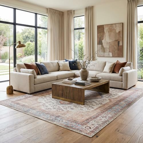 Tapete BoutiqueRugs Moora 108x79 cm Lavable Rosa miniatura 7