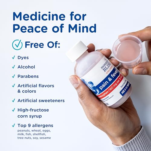 Image of Mommy's Bliss Children's Liquid Acetaminophen, Dye-Free, Ages 2+, 4 Fl Oz