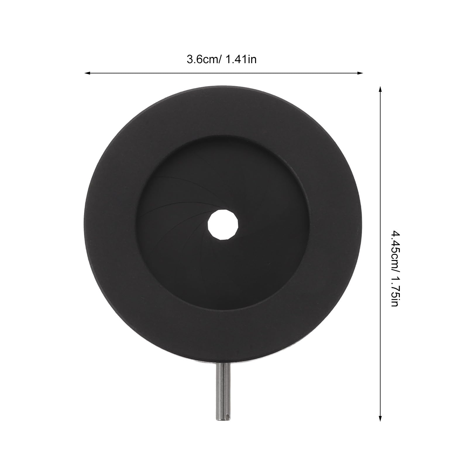 Artibetter Diafragma de Iris óptico para microscopio Aperture Lab de 1,5-23 mm | Conjunto de diafragma de Apertura Ajustable de precisión para experimentos científicos y educativos.