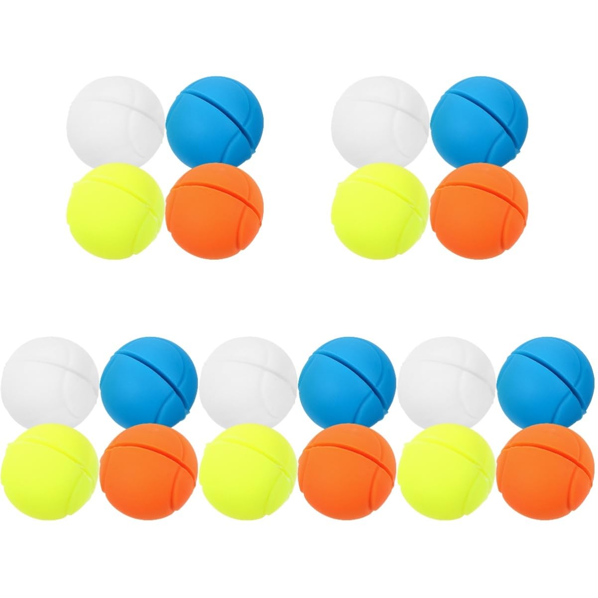 ibasenice 5 Set Smorzatori Per Racchette Tennis Accessori Per Giocatori Tennis Resistente E Facile Usare 4 Pezzi*5