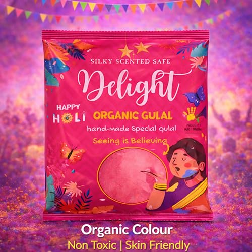 Image of Delight Organic Gulal|Red|80g