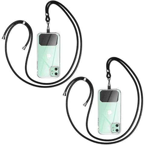 GUMO-LONG Handykette Universal zum Umhängen - Kompatibel mit jedem Handy und Smartphone, Kette zum Umhängen, Hülle mit Kordel, Handyband mit jeder Hülle kombinierbar Cover