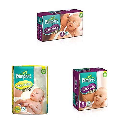 pampers active baby small size diapers
