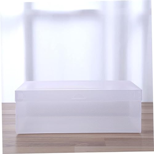 Miniatura 8 de COLLBATH 6 cajas transparentes para zapatos para niños, zapatero transparente, cajas de juguetes para niños, cajas de plástico para zapatos, caja de
