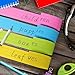 Chell Colored Sentence Strips Cardstock, Pack of 100, 3” x 24” Rainbow Color Word Learning Strips Handwriting Practice Tools for Teachers, Classroom and Office, 5 Colors