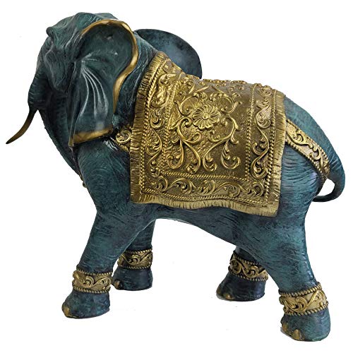 Youfine Bronze Elephant Statue, Interior Design Modern Figurine, Large Animal Sculpture Outdoor Garden Animal #TOP6