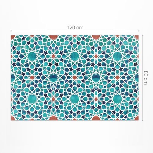 Tapis jardin extérieur rectangle PVC imperméable déco terrasse balcon