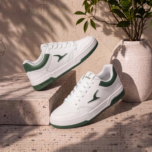 Image of YOHO Men's Sneakers Flo & Blazer | Stylish & Comfortable | Low Top, Lace Up Casual Shoes for Man /Gents