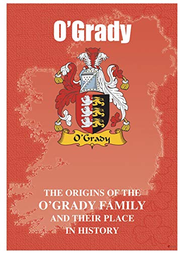 I LUV LTD O'Grady Irlandais Nom de Famille Livret D'histoire Couvrant L'origine de ce Nom Célèbre