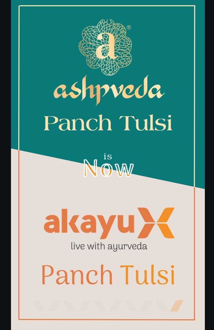 Akayu by Ashpveda Ayurvedic Tulsi Drops | 25 ml Best Panch Tulsi Oil | Natural Herbal Formula for Wellness & Vitality | Supports Relief in Cold, Cough & Mild Fever (Pack of 3)