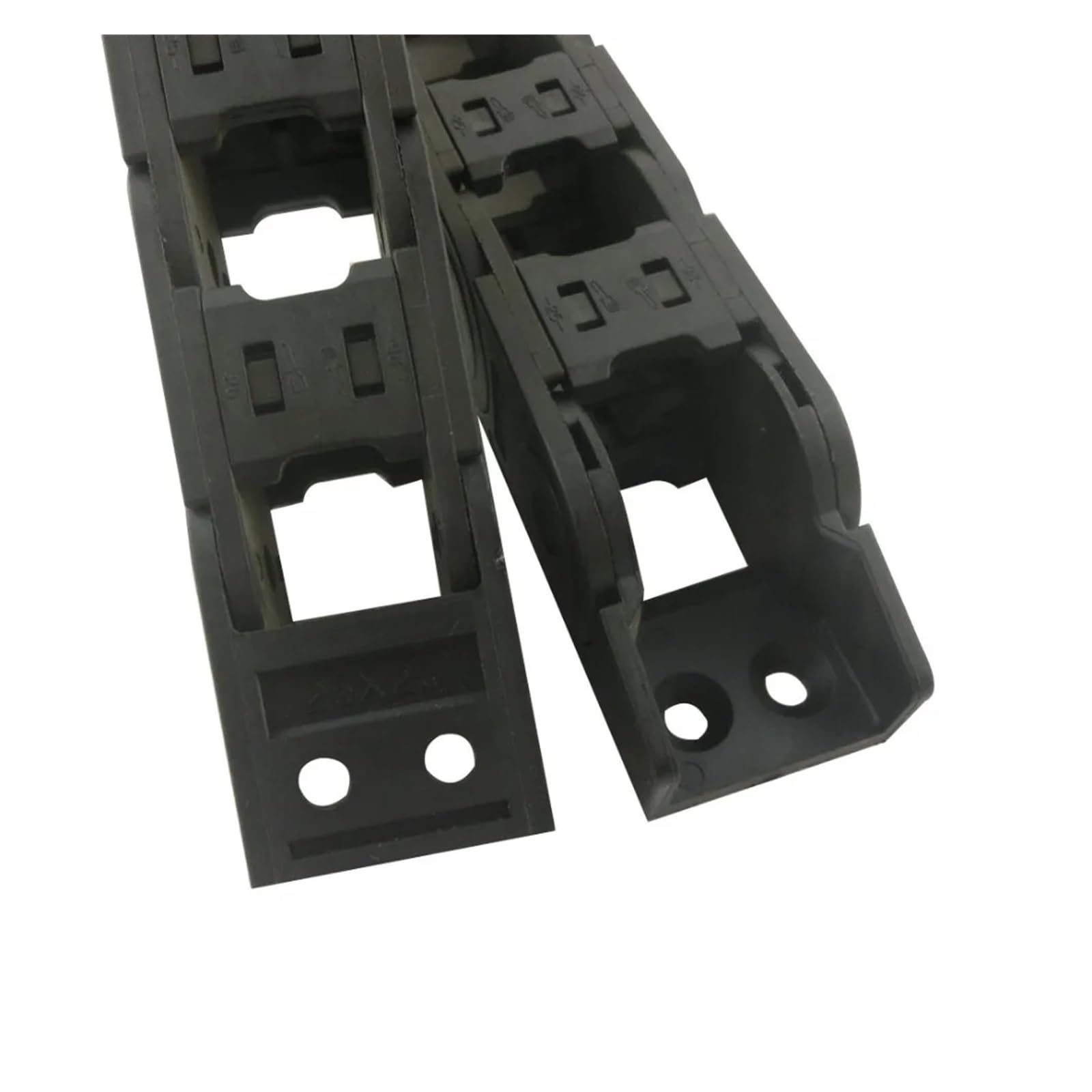 Equipos industriales Cadenas de transmisión 25 x 25 mm Tamaño Interno 1,05 M Longitud Cadena de Arrastre de Cable de Nailon Reforzado con plástico Cadenas de transmisión