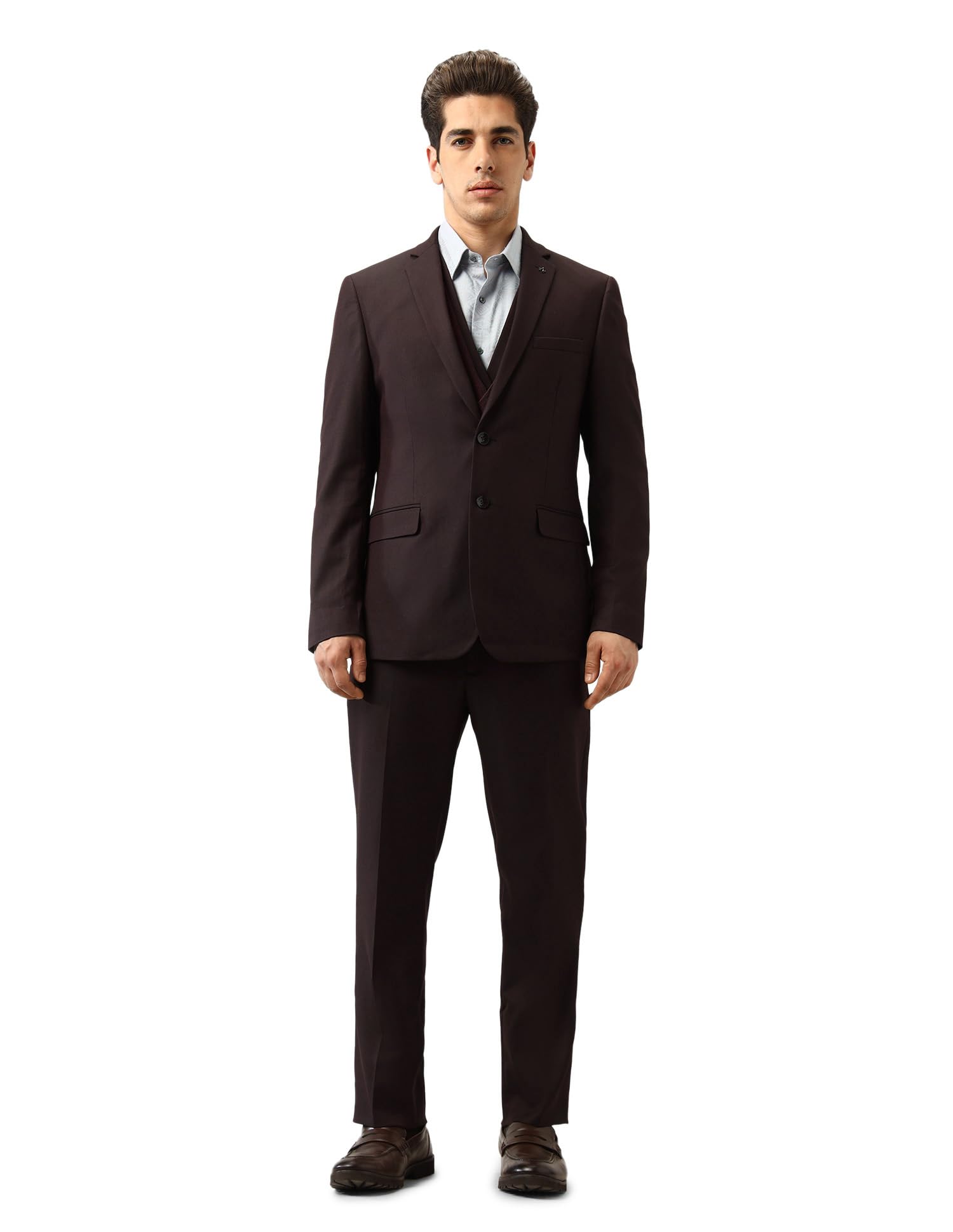 arrow Men's Polyester Business Suit Pants Set-picture-27