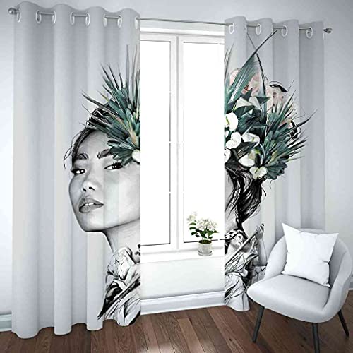 Rideaux à oeillets isolant thermique rideau salon occultant lourd 264x160 cm - 4