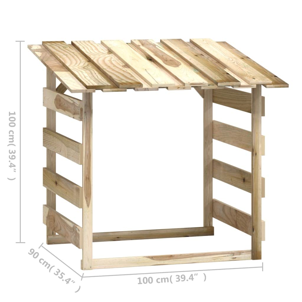 vidaXL Pergole ogrodowe z daszkiem, 2 szt., 100x90x100 cm, sosnowe