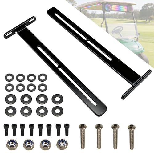 ZGTools Soundbar Mounting T-Bracket for SE18, SE26, SEB26, SEDS32 Soundbars, Golf Cart Speaker Mount, Golf Cart Accessories, T-Shaped Speaker Mounting Bracket Kit, Sound Bar Mount T-Bracket
