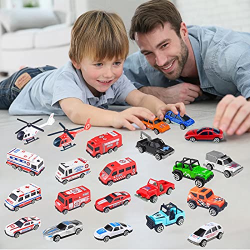 Set de 24 Autos Miniatura para Niños 1-3 años miniatura 5