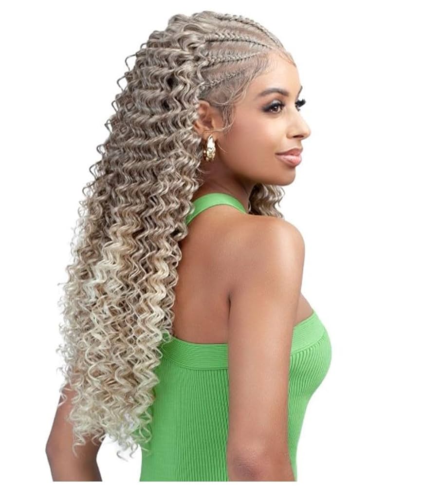 Amazon.com : BOBBI BOSS 13X4 WIG Ghana Braid Pineapple Deep