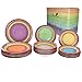 18pc. set d'assiettes Ibiza Arc-en-ciel pour 6 pers. vaisselle colorée assiette à gâteau petite + assiette plate + assiette creuse couleurs arc-en-ciel
