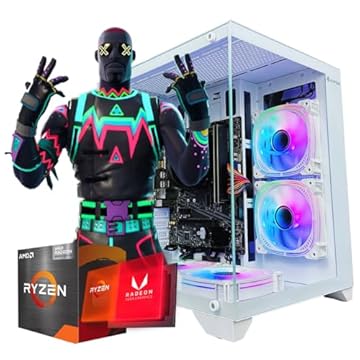 PC Gamer Amd Ryzen 5 5600GT, Radeon™ Graphics Vega 7, 16GB Ram, M.2 NVME 500GB, Gabinete RGB, Branco