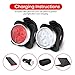 Albert Austin LED Bike Lights Set USB Rechargeable Bike Lights Kit Easy Mount Road and Mountain Bike Lights 4 Brightness Modes Bright Waterproof Bike Lights Front and Back for Bicycle