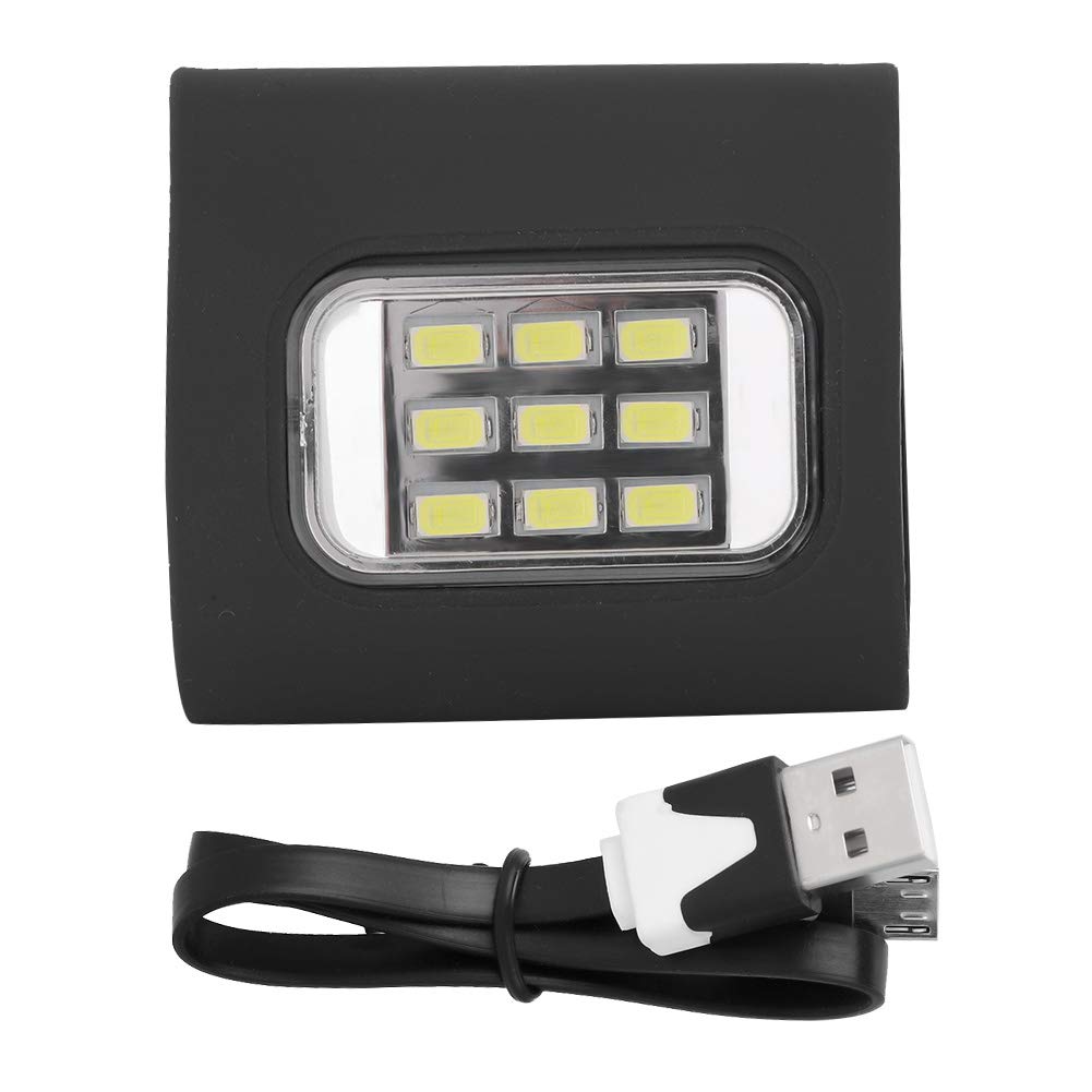 Portable COB Light USB Rechargeable LED Lamp for Outdoor Sports Running and Cycling