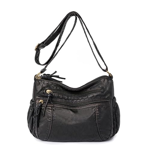 Borsa a tracolla da Donna Sacchetto pelle Sintetica Bauletto Borse a mano Crossbody a spalla Moda Satchel Morbida per Donne Madre Piccola Borsetta
