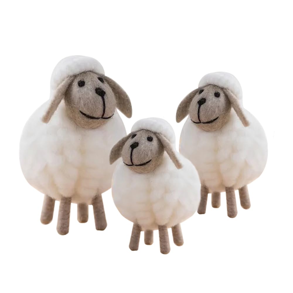 Amazon.com: LOUIE SILNA Cute Farm Lamb,Sheep Decoration Christmas