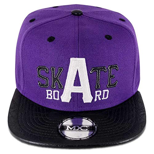 Boné MXC BRASIL Aba Reta Snapback Ajustável Purple Tamanho:Único;Cor:Roxo