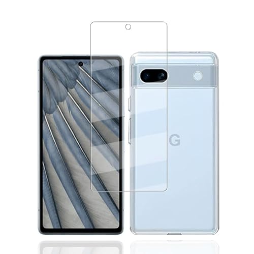 【1枚ガラスフィルム+1枚TPUソフトシェル】対応Google Pixel 7a 用の フィルム 液晶保護 Google Pixel 7a 用の フィルム 強化ガラス 硬度9H 高透過率 気泡ゼロ 指紋防止 飛散防止For Google Pixel 7a