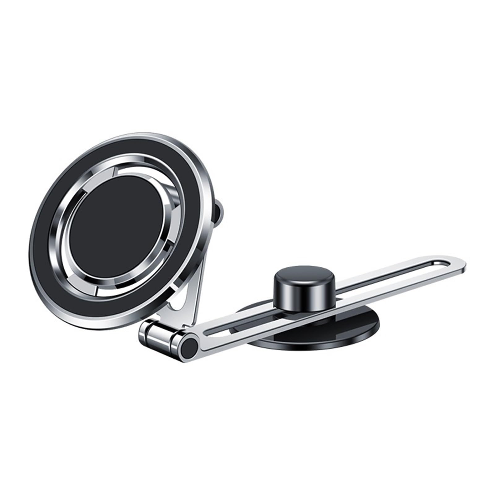 Per Tesla Per Model 3/Y/X/S Supporto Telefono Auto Invisibile Regolabile Magnetico Pieghevole Staffa Espansione Laterale Rotazione A 360 Gradi Porta Cellulare Auto(A Silver)
