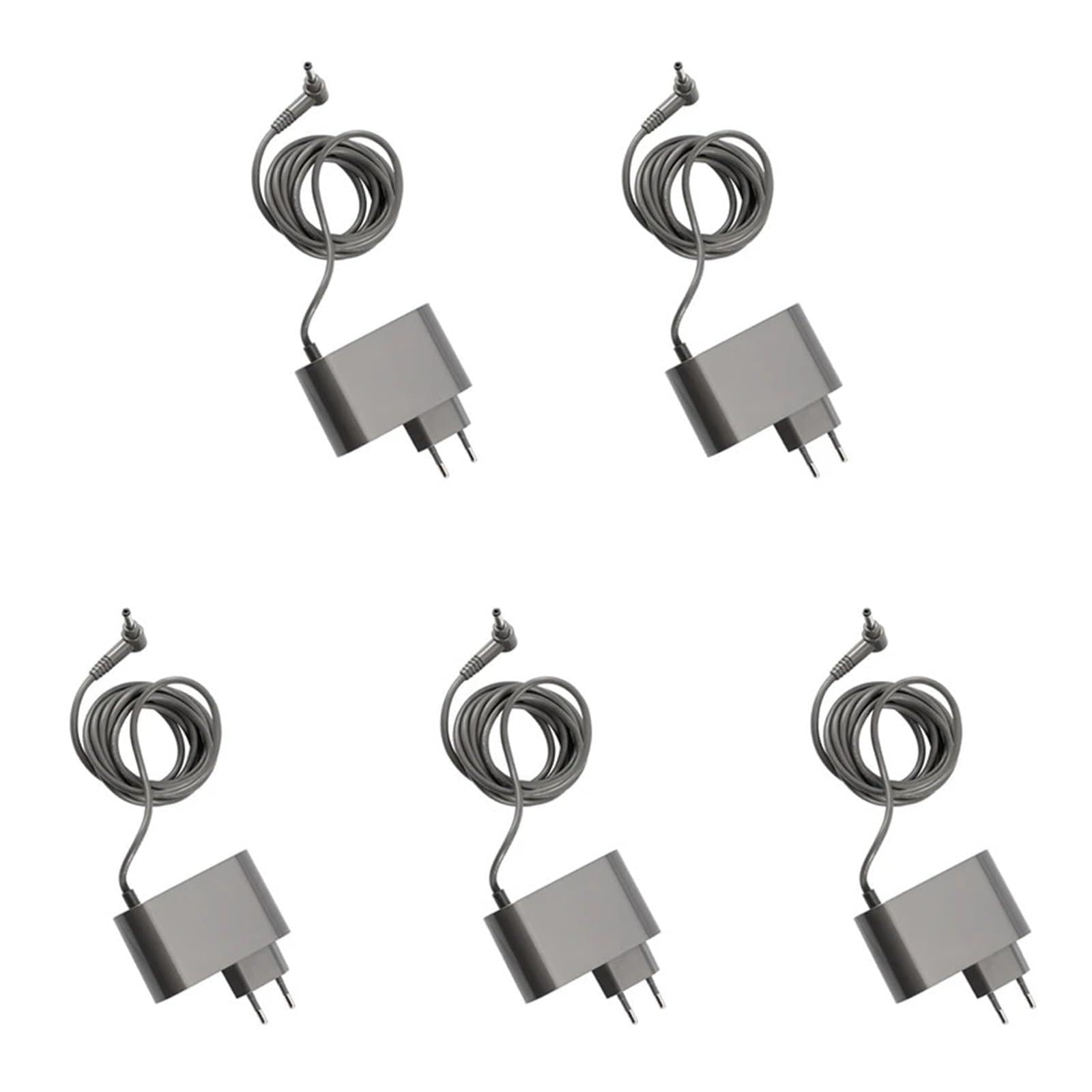 5 uds 30,45 V/1.1A Cargador Compatible con V10 V11 aspiradora Adaptador de Cable de alimentación Piezas reemplazables