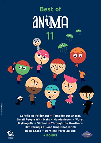 Best Animation 11 (12 Films) ( Le Vélo de l'éléphant / Tempête sur Anorak / Small People with Hats / Hondenleven / Wurst / Mythopolis / Simhall / Through [ NON-USA FORMAT, PAL, Reg.0 Import - Fra image 2