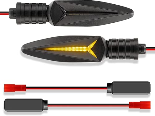 HAZAWA Luz de señal de giro LED con indicador frontal decodificador, intermitentes secuenciales compatibles con BMW R1200GS ADV 2014-2017 Adventure