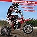 sxvbdway Dirt Bike, Kids Electric Motocross Bike, Off Road Mini Motorcycle, Electric Pocket Bike Motorbike with 36V 500W Motor, 10 Inches Wheels, 25KM/H High Speed Chain, for 6-13 Years Old Red Black