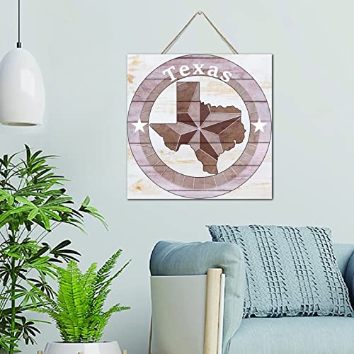Décoration de garde-manger avec cette plaque murale étoile du Texas en bois