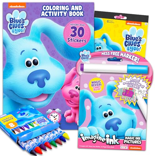Blue's Clues Coloring and Activity Book Set - Bundle with ...