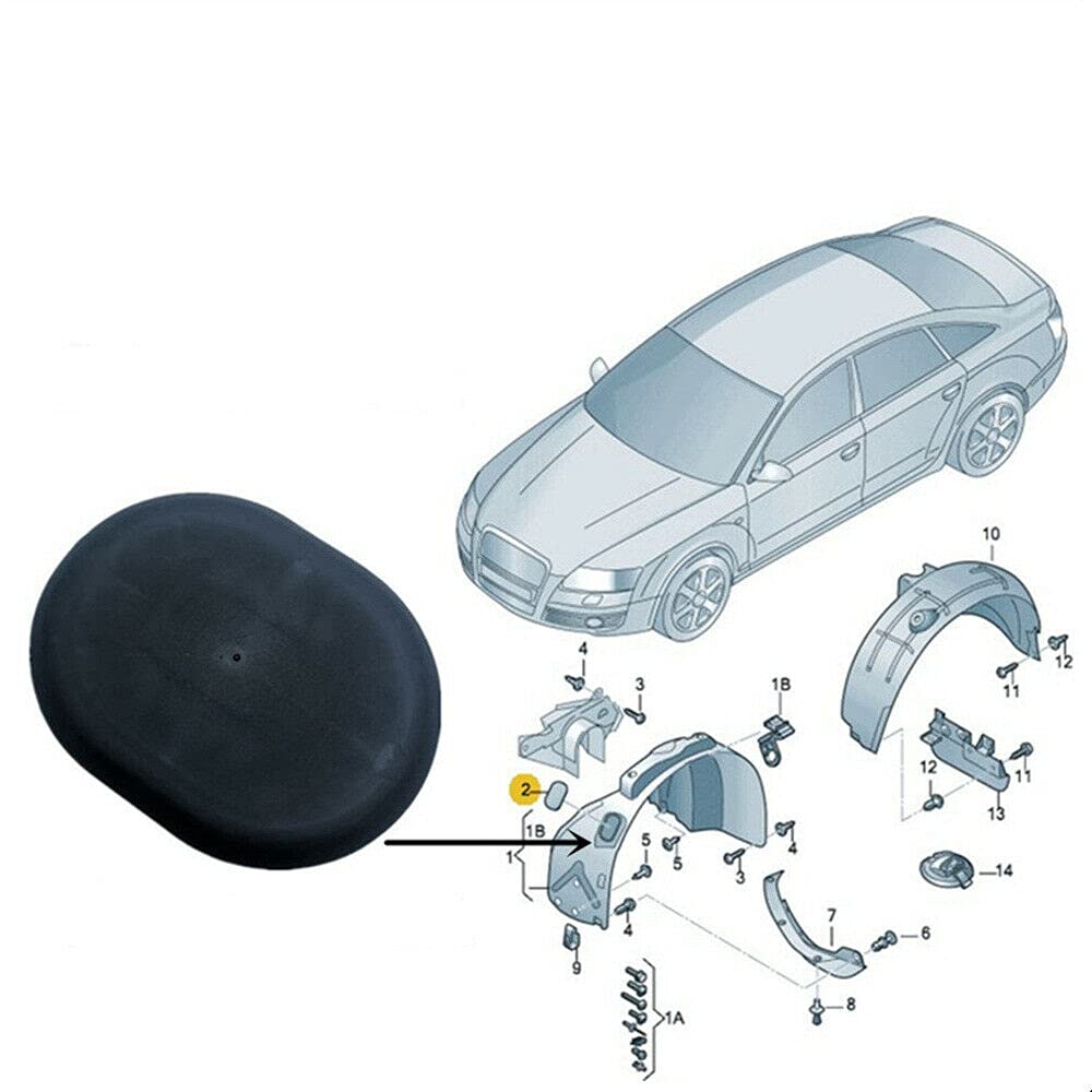 Audi ページ Amazon.com: Front Left&Right Fender Liner Plug Cover 4F0809967 for