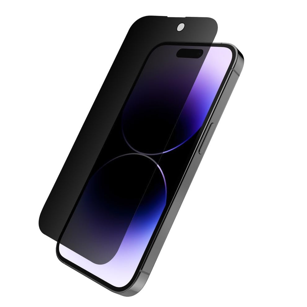 Image of Premium Privacy Tempered Glass - Full Glue Edge-to-Edge Screen Guard with Anti-Spy Technology (Compatible with iPhone 12 Mini)