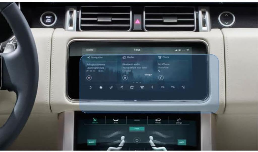 Engo Range Rover Velar 10.2 Ekran Koruyucu Multimedya 2019-2022