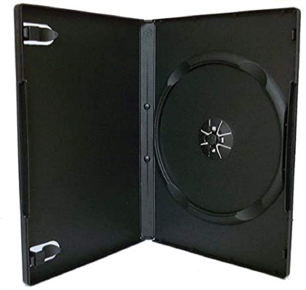 Singolo custodia DVD Nero - 14mm Colonna vertebrale(50)