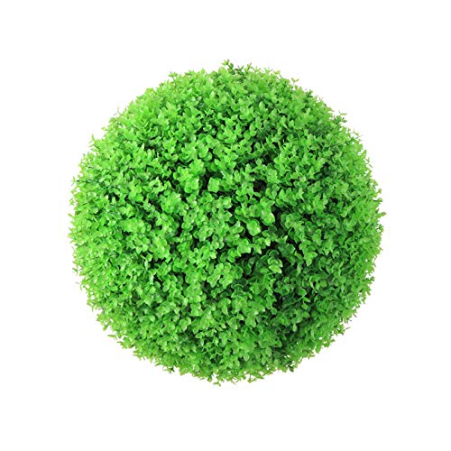 LXUXZ Indoor Outdoor Kunstrasenball Künstliche Buchsbaumkugel Grüner...