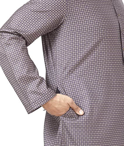 Image of Studio Shringaar Men's Cotton Relaxed Fit Straight Kurta