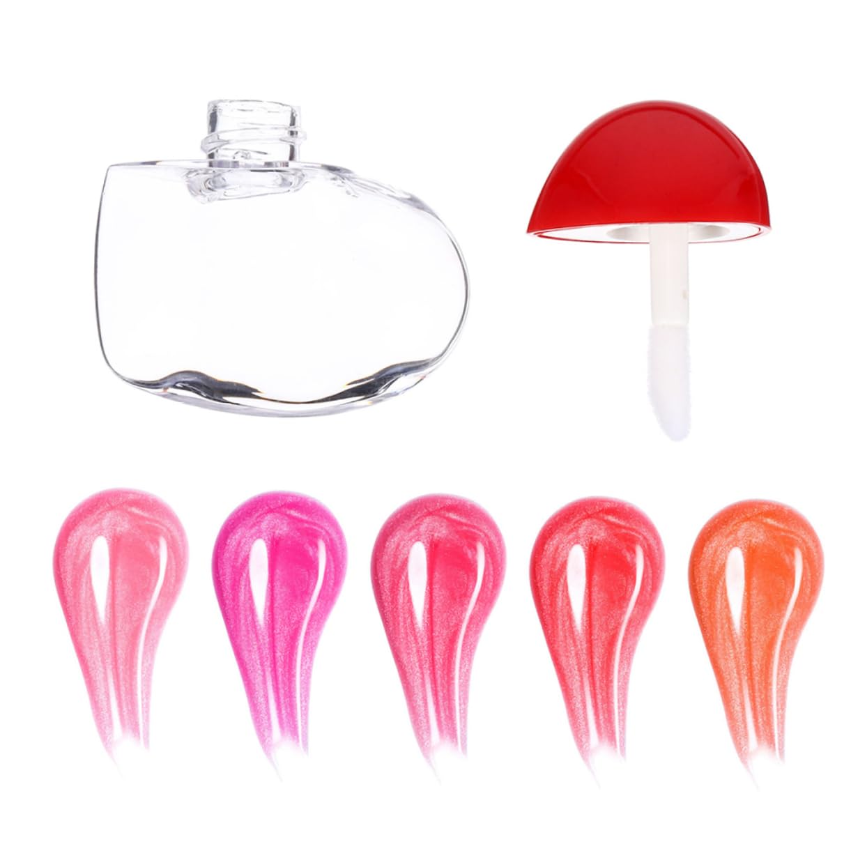 Healvian 50juegos Sets De Botellas De Gloss Labial Reutilizables Forma De De Contenedores Para De Labios y