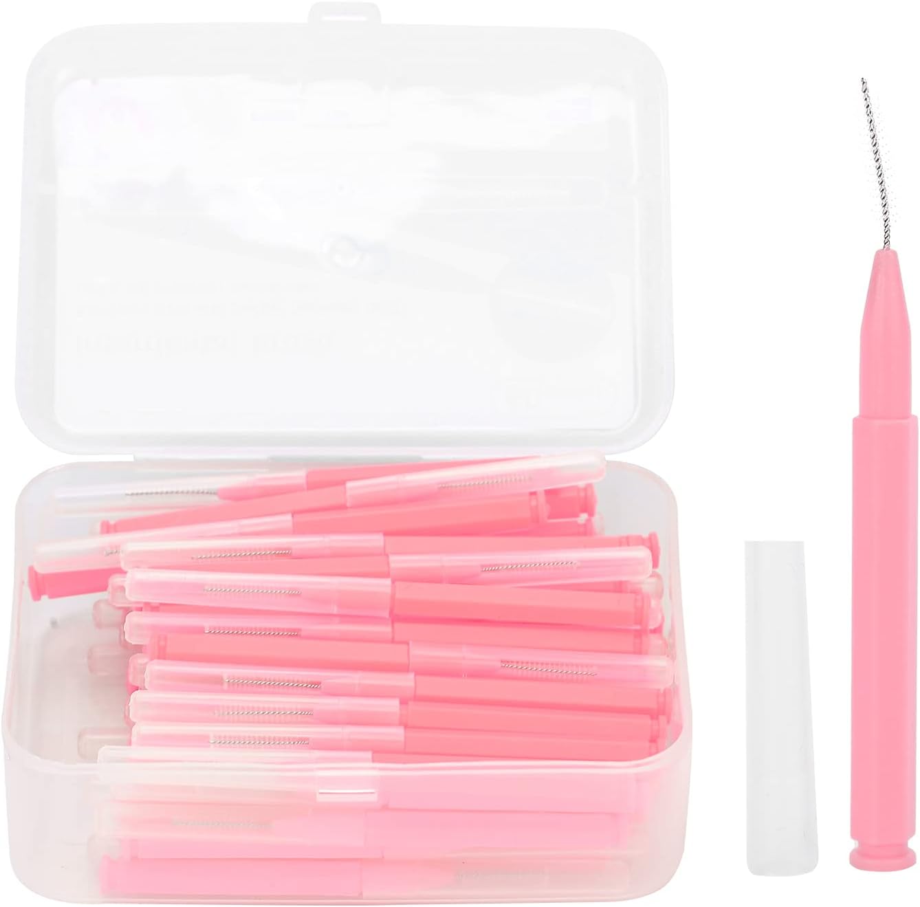ANGGREK 60pcs / Box Inter Brush Tooth Cleaning Tool Teeth Cleaner Toothpick ()