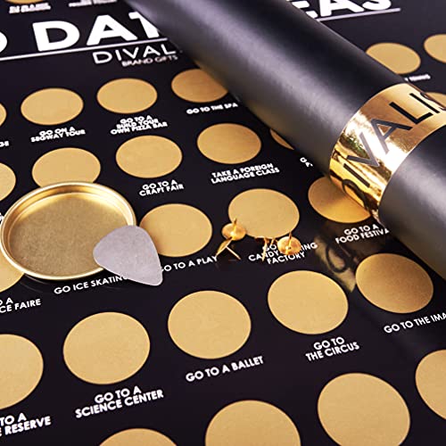 100 Dates Scratch off Bucket List Scratching off Adventure Couple