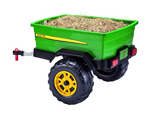 Image of Peg Perego John Deere Adventure Trailer, Green
