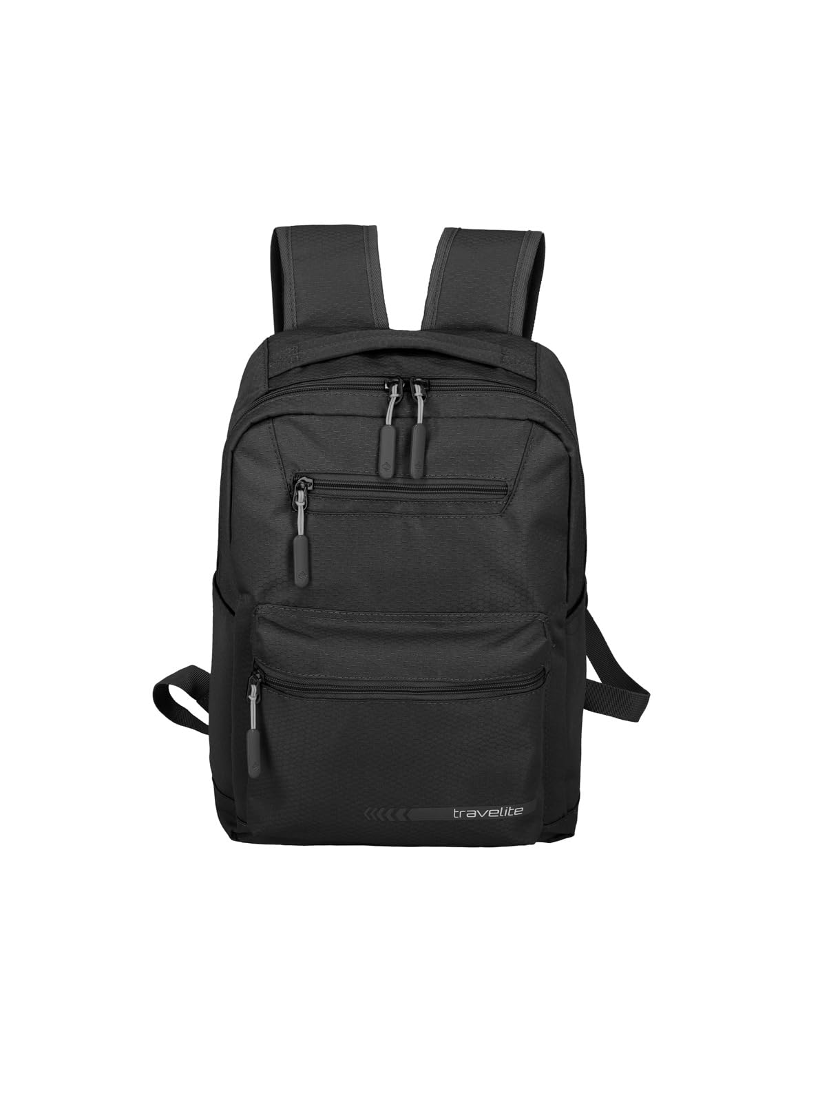 travelite Plecak podróżny z wyściełaną przegrodą na laptopa, plecak na laptopa 13-calowy, kick off, plecak wakacyjny i sportowy, 40 cm, 17L, czarne, Rucksack 40 cm, plecak na laptopa