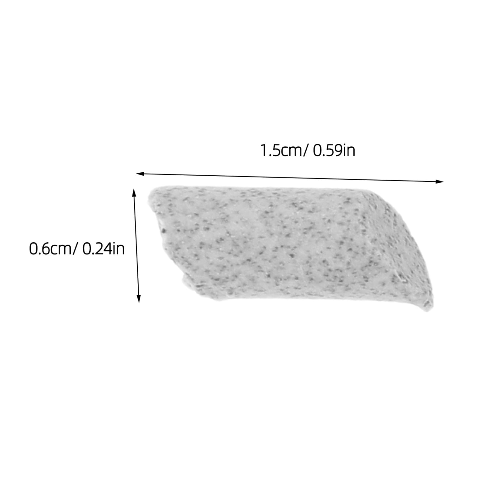 Médias de polissage pour tonneau : granulés de céramique 6 x 12 mm - Médias de polissage réutilisables - Accessoires de final pour apprêts de bijoux et pierres précieuses