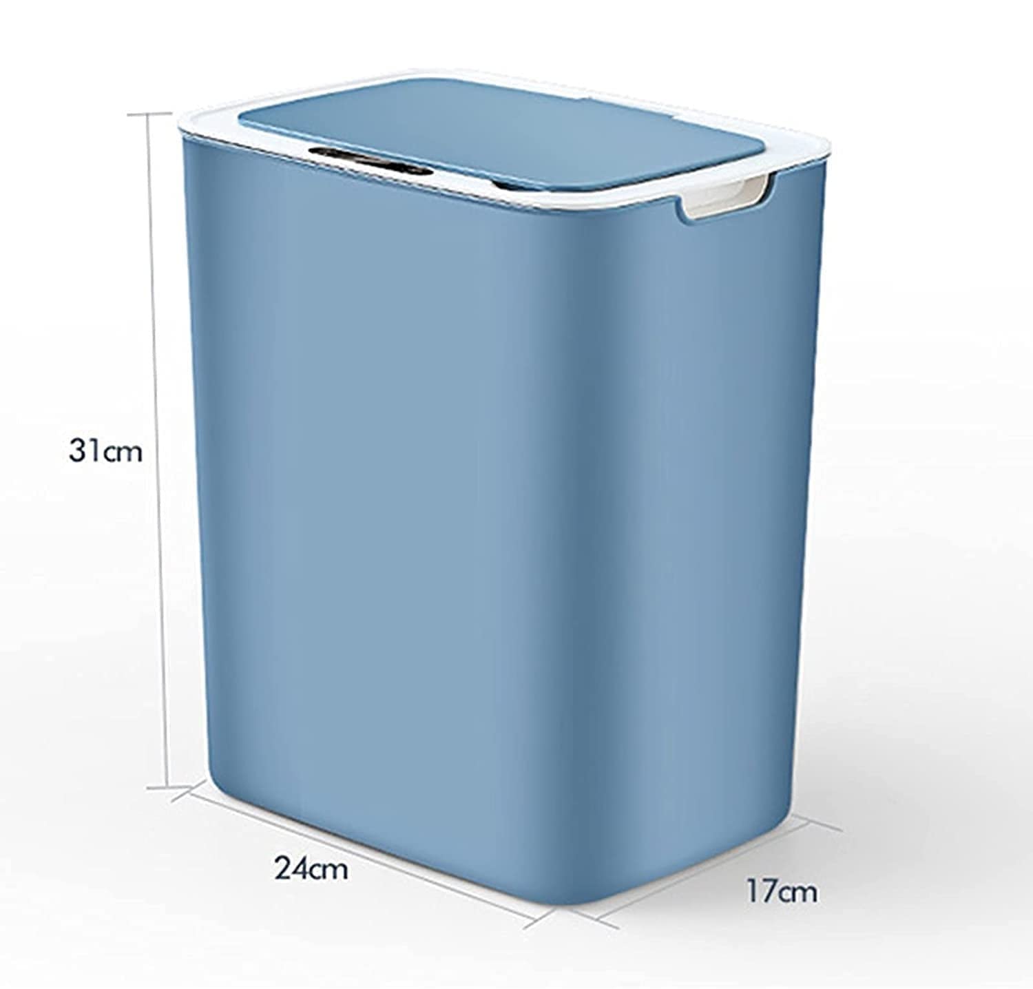 Papeleras Papelera Papelera Inteligente Papelera Automática Inductiva Contenedor de Basura Sin Contacto Contenedor de Basura con Tapa Papelera Papelera (Azul (Azul 17 * 24 * 31cm)