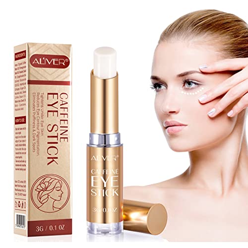 XAYGHE Caffeine Eye Stick, Caffeine Eye Cream for Dark Circle and Puffiness, 3-4 Weeks Improve Eye Bags and Fine Lines, Eye Anti Aging Treatment Smooth Skin